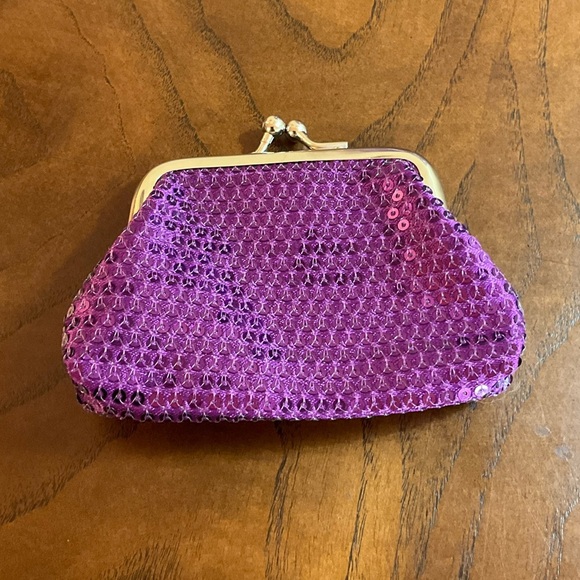 LSU Tigers Clear Small Backpack & Coin Purse - Picture 4 of 4